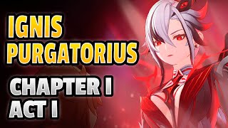 Ignis Purgatorius Chapter: Act I  FULL STORY  ARLECCHINO BOSS !!!   | Genshin Impact