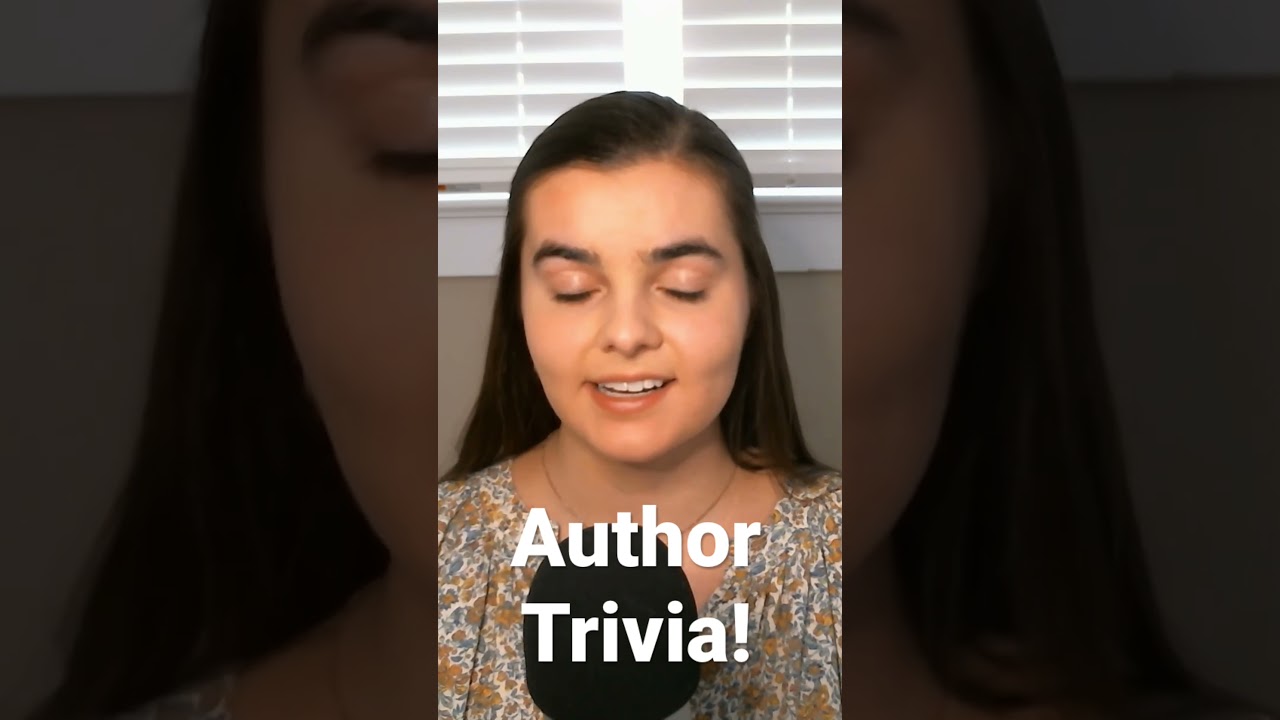 ASMR POP QUIZ! | 5 Book to Author Trivia Questions