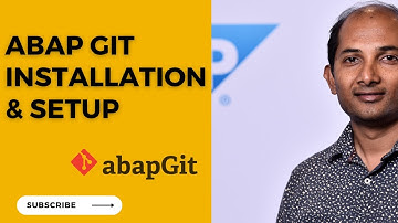 ABAPGit Installation and Setup