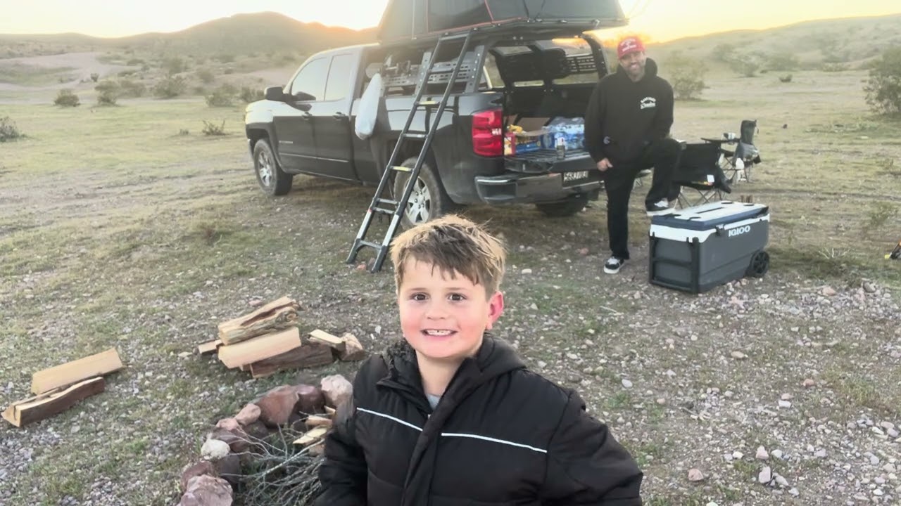 Camping in calico with three littles 