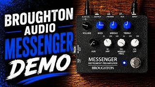 Broughton Audio Messenger V2 Preamp/DI Bass Demo | No Talking