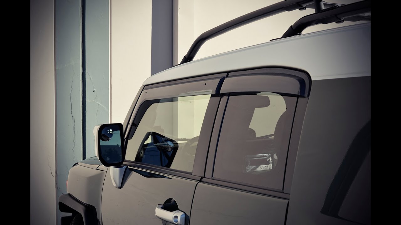 Wellvisors Side Window Visors Installation Video Toyota Fj Cruiser