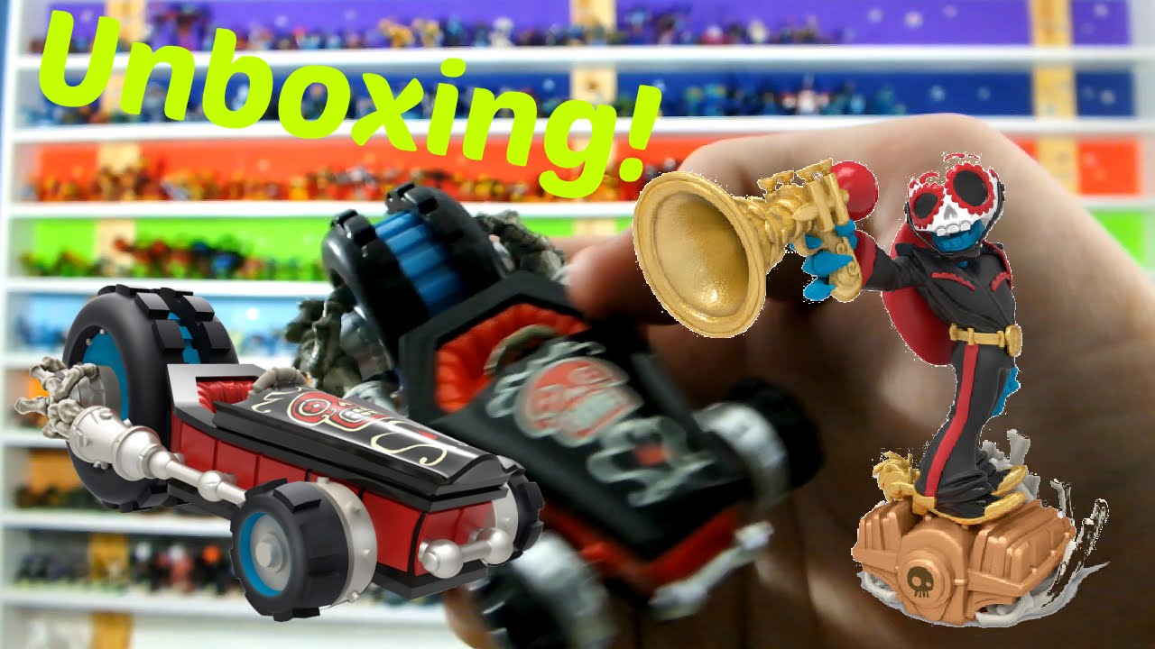 Fiesta and Crypt Crusher Unboxing! Skylanders Superchargers! YouTube