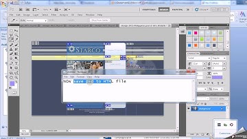 steps PSD  to HTML file for your WEB PAGE