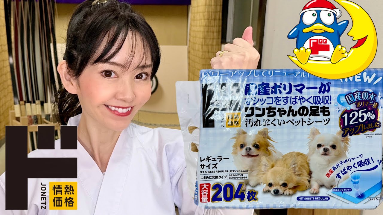 ドン・キホーテ】ペットシーツ レギュラーサイズ 204枚入り