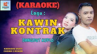 Kawin Kontrak Karaoke Duet | Karaoke Dangdut  | Cover PA 600