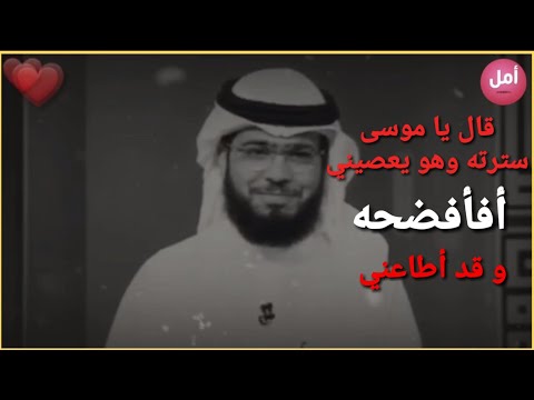 الله لا يفضح عبده ولا يريد أن يعاقبه بل يستر عليه ويناديه الشيخ وسيم يوسف