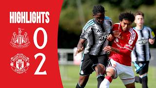 Newcastle 0-2 Man Utd U18S Academy Highlights