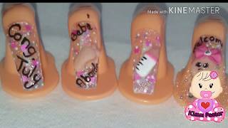 Baby shower nails video con dedicatoria especial a una persona tan bella