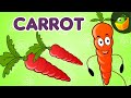 Carrot song  vegetable song  orange and green