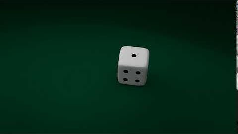 Dice Roll - My first Blender Animation