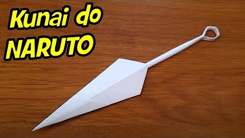 Qual é o nome da faquinha do Naruto?