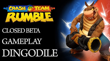 Crash Team Rumble - Dingodile Gameplay (Closed Beta)