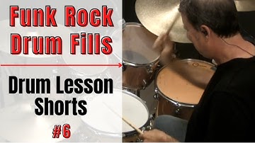 Funk Rock Drum Fills - Funk Drum Lesson 6- #shorts