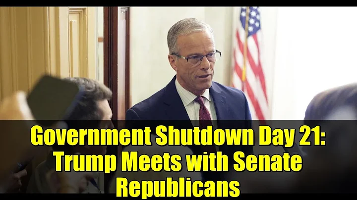 Government Shutdown Day 21: Trump Meets with Senate Republicans | Live Updates