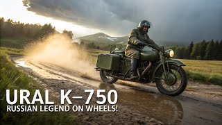 «🏍️ УРАЛ К-750 — СОВЕТСКАЯ ЛЕГЕНДА ЖИВА! Самый мощный байк России в действии | 8K обзор»