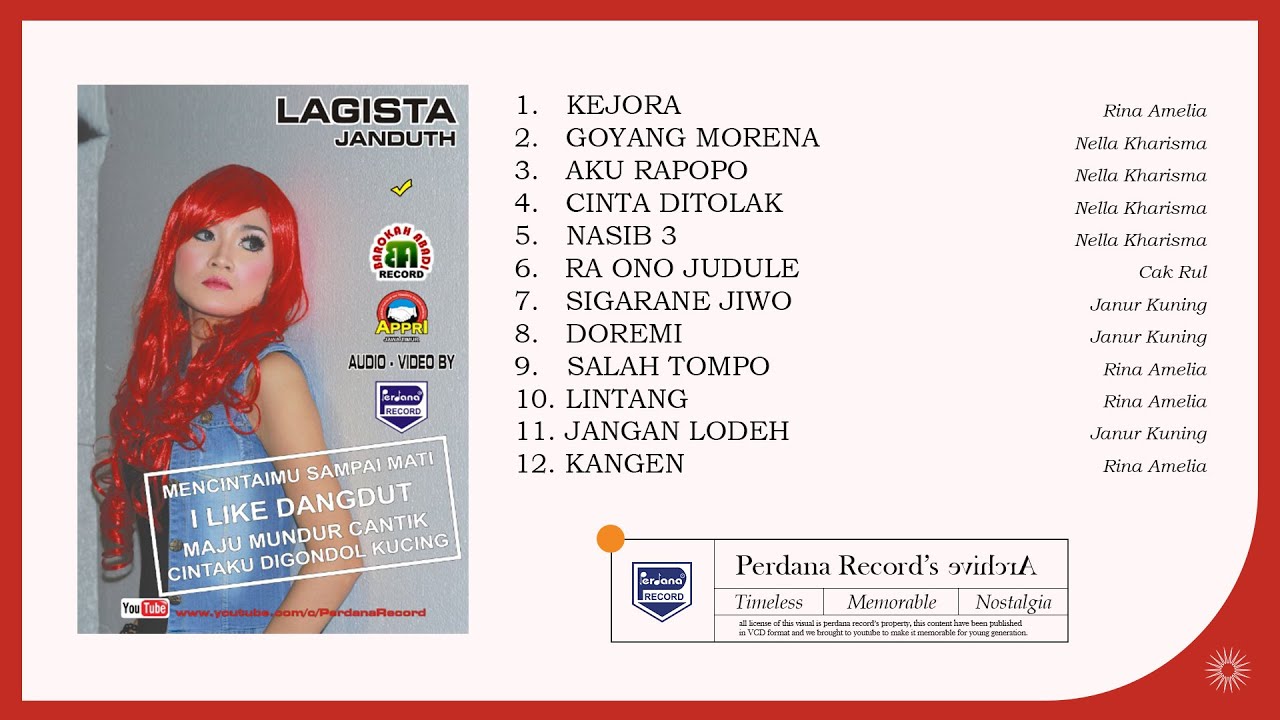 Full Album Lagista Vol.1 ( Official Music Video ) OK