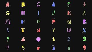 Free Cartoon Animated Alphabet - Bubble Liquid Letters (Ae, Pr, Dr, FCPX)