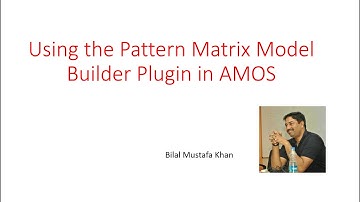 EFA to CFA: Pattern Matrix Model Builder Plugin in AMOS Part 1
