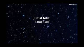Video thumbnail of "Voilà - Barbara Pravi Lyrics with English Translations - Eurovision France 2021"