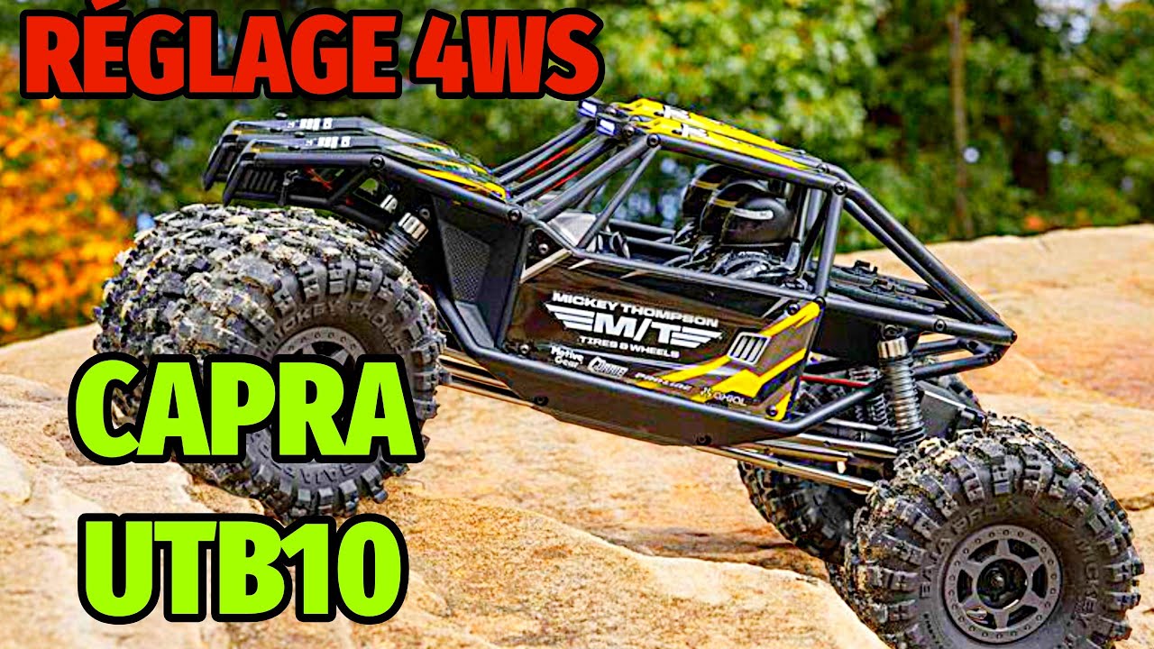 comment régler la direction arrière sur l'Axial capra UTB10 4WS ...