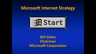 [SLIDES] Internet Strategy Workshop - Microsoft Internet Strategy - Bill Gates - 1995/12