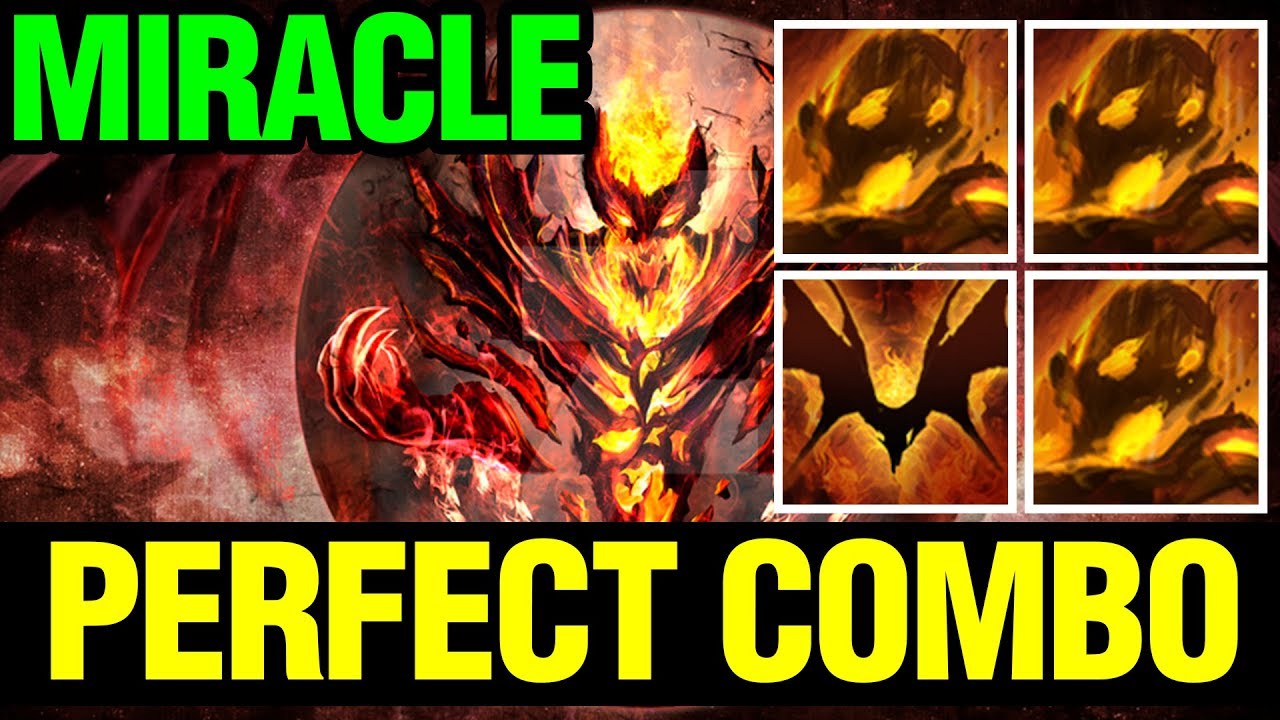 Miracle And The 4 Skill Combo Shadow Fiend Dota 2 Youtube