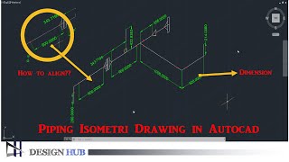 Piping Isometric Drawing In Autocad |Design Hub|