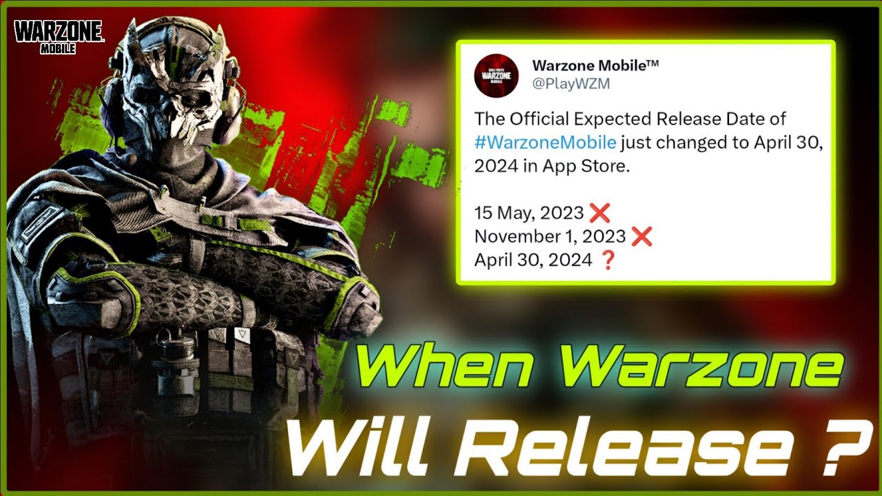 Warzone Mobile release date changed in app store