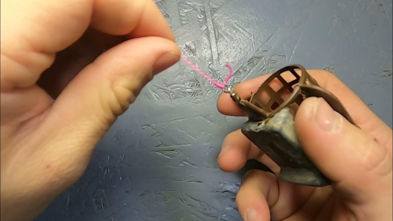 How to tie a feeder? Fishing knot "Clinch" YouTube