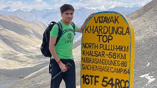 Khardung La pass-world’s 2nd highest pass in leh ladakh 😎🇮🇳 ✅