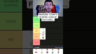 Ranking Today’s Europa League fixtures! #tierlist #football #soccer #europaleague Ranking Today’s Europa League fixtures! #tierlist #football #soccer #europaleague