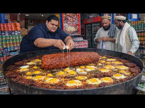 Afghanistan Most Famous Chapli Kabab recipe | Massive Cooking | Eggs Kabab | Cheese Kabab
