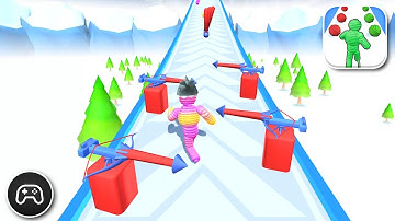 Rope Man Run - Gameplay Walkthrough Part 82 - Puzzle Game Levels To Play (iOS, Android)