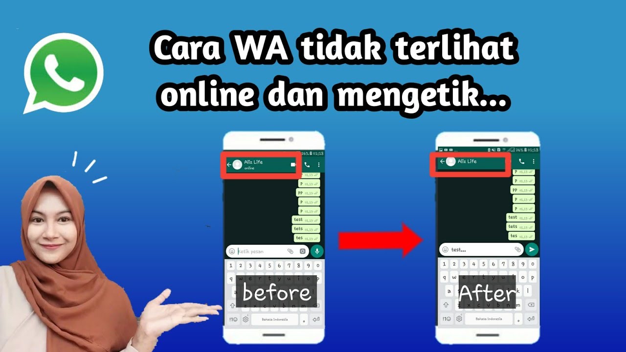 Cara WA agar tidak terlihat online dan mengetik - YouTube Cara WA agar tidak terlihat online dan mengetik - YouTube