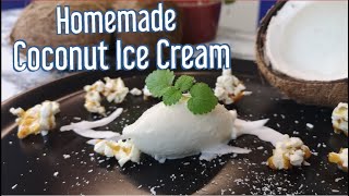 TENDER COCONUT ICE CREAM RECIPE l WITHOUT EGG