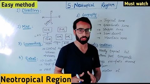 Neotropical Region_ Direction , Map,Surrounding, extent climate| zoogeographical region | Bsc | Bs