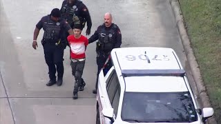 Suspects caught after leading Harris County Pct. 4 deputies on chase in stolen vehicle