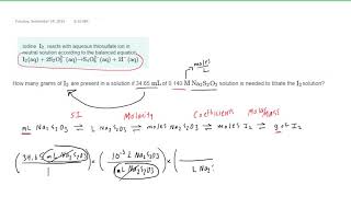 Famous How many grams of i2 are present in a solution Net Worth