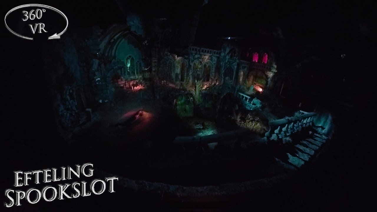 Efteling Spookslot (Haunted House) 360 VR POV Onride