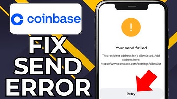 HOW TO FIX SEND ERROR ON COINBASE WALLET (2025)