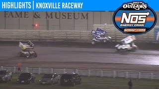 World of Outlaws NOS Energy Drink Sprint Cars Knoxville Raceway, June 13, 2020 | HIGHLIGHTS