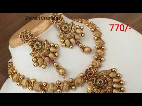 Brass High Gold Hasadi Set With Price || Shriharicreations || Jewellery || Wa.Me919479459005