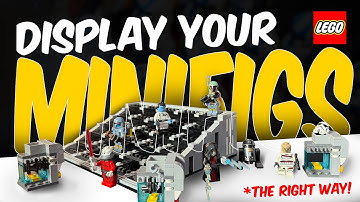 Display your LEGO Star Wars Minifigures the Right Way + FREE INSTRUCTIONS!