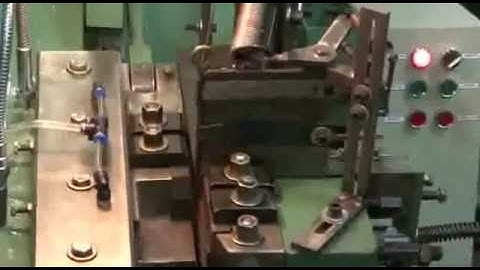 Automatic steel Hook(eye) Bolt Thread rolling forming machine