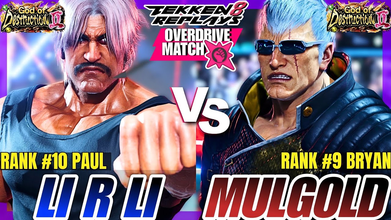 Tekken 8 - Li r Li (Paul) vs Mulgold (Bryan) - Epic Ranked Match