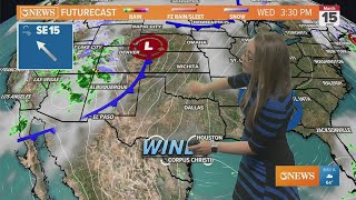 Cooler spring break for Corpus Christi windy end to the week even cooler next weekend