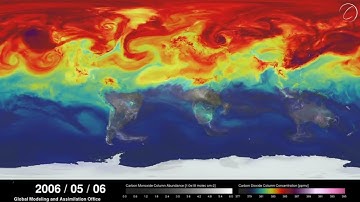 CO₂ Simulation – How Carbon Dioxide Moves Across Our Planet!
