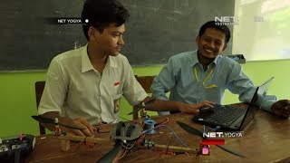 KECEEHH!! Drone Kayu Kreasi Siswa SMK 1 Dlinggo Bantul - NET YOGYA screenshot 3
