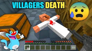 Minecraft | Found Villagers Dead Body In Alien Base | With Oggy And Jack | Minecraft Pe | In Hindi |